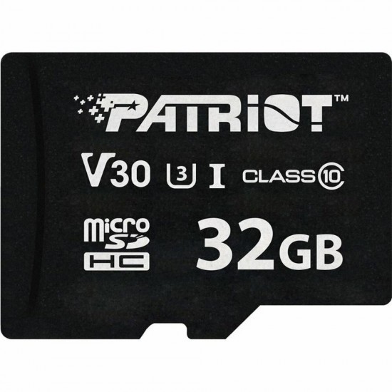 Patriot Memory Card VX Series 32GB MicroSDXC V30 Class 10 UHS-I U3 4K UHD (PSF32GVX31MCH) (PATRPSF32GVX31MCH)