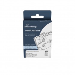 Ετικέτες Γενικής Χρήσης Mediarange (Brother TZ-111/TZe-111) 6mm, 8m, Laminated and Permanent Adhesive, Black on Clear (MRBTZ111) Ετικέτες Γενικής Χρήσης Mediarange (Brother TZ-111/TZe-111) 6mm, 8m, Laminated and Permanent Adhesive, Black on Clear (MRBTZ111)