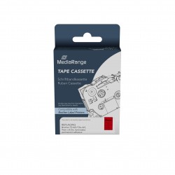 Ετικέτες Γενικής Χρήσης Mediarange (Brother TZ-421/TZe-421) 9mm, 8m, Laminated and Permanent Adhesive, Black on Red (MRBTZ421) Ετικέτες Γενικής Χρήσης Mediarange (Brother TZ-421/TZe-421) 9mm, 8m, Laminated and Permanent Adhesive, Black on Red (MRBTZ421)