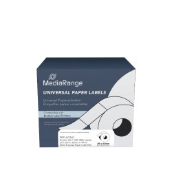 Ετικέτες Γενικής Χρήσης Mediarange (Brother® DK-11209) 29x62mm, 800 pcs, black on white (MRBDK11209) Ετικέτες Γενικής Χρήσης Mediarange (Brother® DK-11209) 29x62mm, 800 pcs, black on white (MRBDK11209)