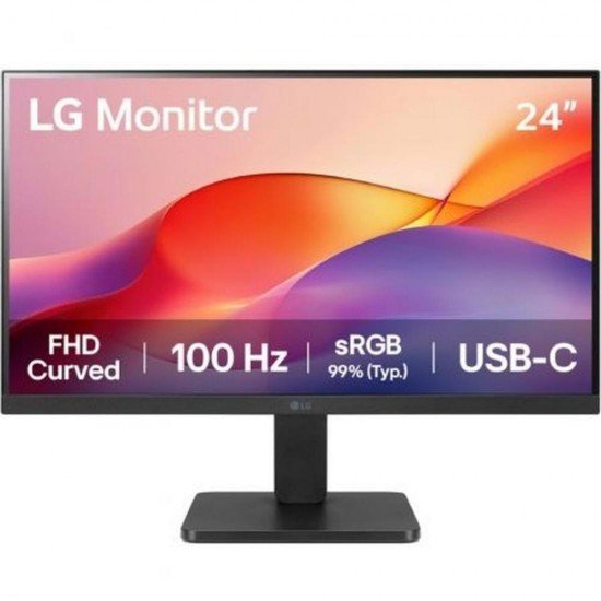 LG 24U421A-B VA FHD HDR Curved Monitor 24