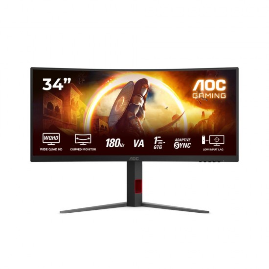 AOC CU34G4 QHD VA Curved Gaming Monitor 34