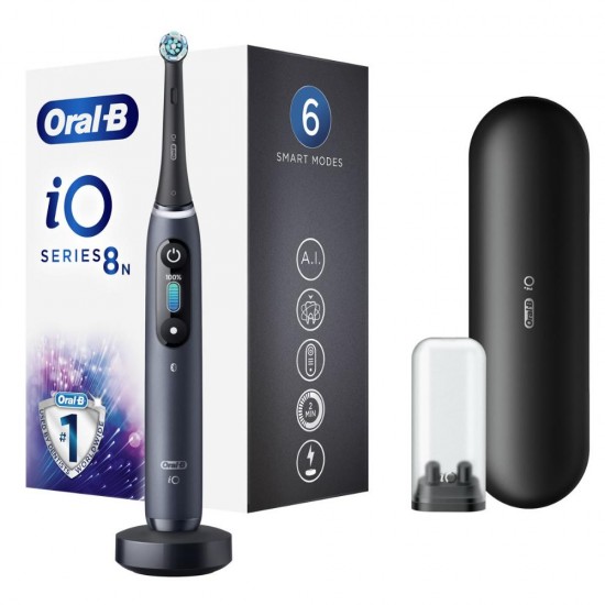 Oral-B iO Series 8 Electric Toothbrush Black (81769543) (BRA81769543)