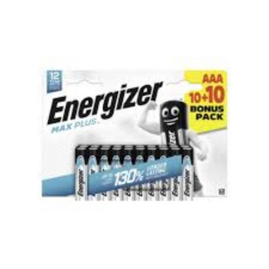 Energizer MAX Plus LR03/AAA alkaline battery (blister) - 20 pieces (ENE20627)