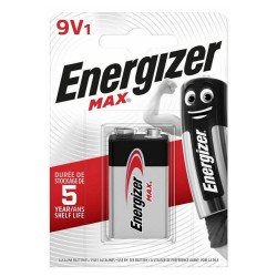 Energizer Max 6LR61/9V (R9*) battery (blister) (ENE20374) Energizer Max 6LR61/9V (R9*) battery (blister) (ENE20374)