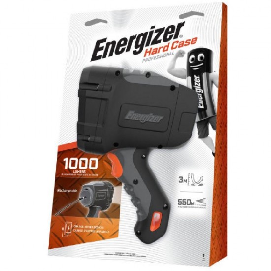 Energizer Searchlight Hard Case Rechargeable Spotlight 1000 lm (ENE19998) Energizer Searchlight Hard Case Rechargeable Spotlight 1000 lm (ENE19998)