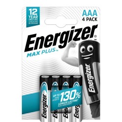 Energizer MAX Plus LR03/AAA alkaline battery (blister) (ENE17792) Energizer MAX Plus LR03/AAA alkaline battery (blister) (ENE17792)