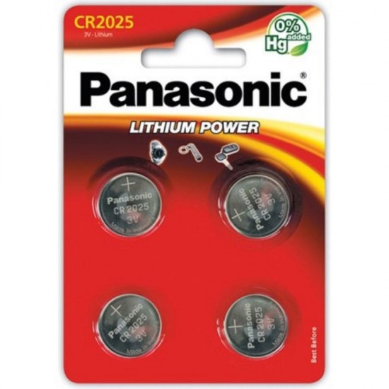 Panasonic CR2025 Mini Lithium Battery (PAN18043)