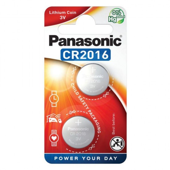 Panasonic CR2016 mini Lithium battery (PAN15749)
