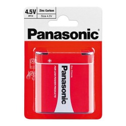 Panasonic 3R12 Zinc Carbon Battery - Flat (Blister) (PAN10867)