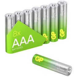 GP Super Alkaline G-TECH AAA / LR03 Alkaline Battery (GPB21461) GP Super Alkaline G-TECH AAA / LR03 Alkaline Battery (GPB21461)