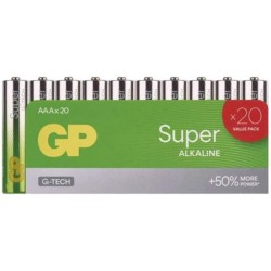 GP Super Alkaline G-TECH LR03 / AAA Alkaline Battery (GPB20951)