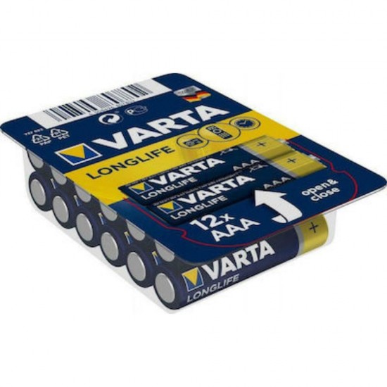 Varta Longlife LR03/AAA mini box - 12 pieces (VART21355) Varta Longlife LR03/AAA mini box - 12 pieces (VART21355)