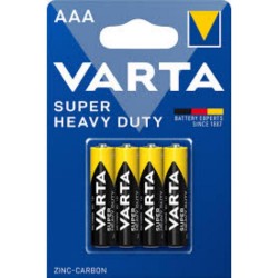 Varta R03 AAA Superlife / Super Heavy Duty Zinc-Carbon Battery (blister) (VART20699) Varta R03 AAA Superlife / Super Heavy Duty Zinc-Carbon Battery (blister) (VART20699)