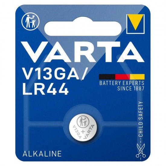 Varta Alkaline Battery LR44, A76, AG13, V13GA, L1154 mini (VART16605)