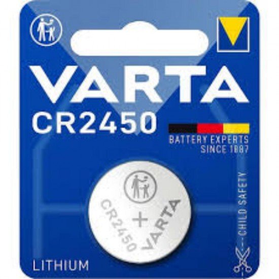 Varta lithium battery CR2450 (VART16588) Varta lithium battery CR2450 (VART16588)