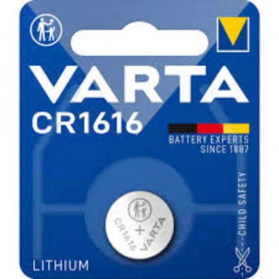 Varta Lithium Battery CR1616 (VART16581) Varta Lithium Battery CR1616 (VART16581)