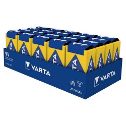 Varta Industrial PRO 6LR61/9V 4022 (tray) 20x Alkaline Battery (VART12033) Varta Industrial PRO 6LR61/9V 4022 (tray) 20x Alkaline Battery (VART12033)