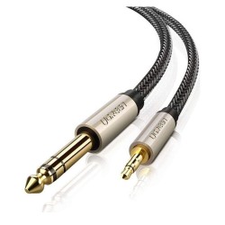 Ugreen Jack to TRS cable AV127 3.5mm - 5m grey (10630) (UGR10630) Ugreen Jack to TRS cable AV127 3.5mm - 5m grey (10630) (UGR10630)