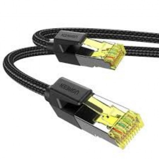 Ugreen NW150 Cat 7 F/FTP Braid Ethernet RJ45 Cable 0.5m black (80420) (UGR80420)