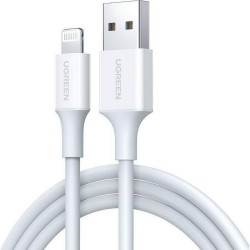 Ugreen Cable Lightning to USB 2.4A US155 1.5m white (80315) (UGR80315) Ugreen Cable Lightning to USB 2.4A US155 1.5m white (80315) (UGR80315)