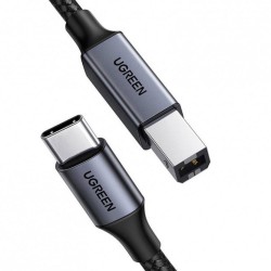 Ugreen USB-C to USB-B 2.0 cable for printer US370 2m black (45106) (UGR45106)