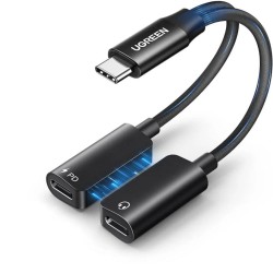 Ugreen CM821 USB-C σε 2x USB-C μαύρο (45800) (UGR45800)