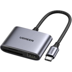 Ugreen USB-C Card Reader + USB CM387 black (80798) (UGR80798)