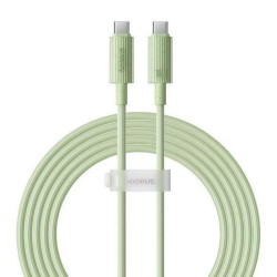 Baseus Fast Charging cable USB-C to USB-C Habitat Series 2m 100W green (P10360202631-01) (BASP10360202631-01)