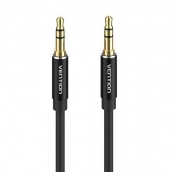 VENTION 3.5mm Male to Male Audio Cable 1M Black Aluminum Alloy Type (BAXBF) (VENBAXBF) VENTION 3.5mm Male to Male Audio Cable 1M Black Aluminum Alloy Type (BAXBF) (VENBAXBF)