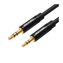 VENTION 3.5mm Male to 2.5mm Male Audio Cable 0.5M Black Metal Type (BALBD) (VENBALBD)