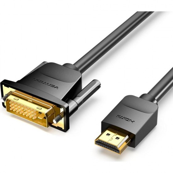 VENTION HDMI to DVI Cable 3M Black (ABFBI) (VENABFBI)