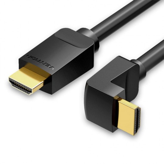 VENTION HDMI Right Angle Cable 90° 2M Black (AARBH) (VENAARBH) VENTION HDMI Right Angle Cable 90° 2M Black (AARBH) (VENAARBH)