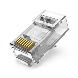 VENTION Cat.6 UTP RJ45 Modular Plug Transparent 10-Pack (IDDR0-10) (VENIDDR0-10)