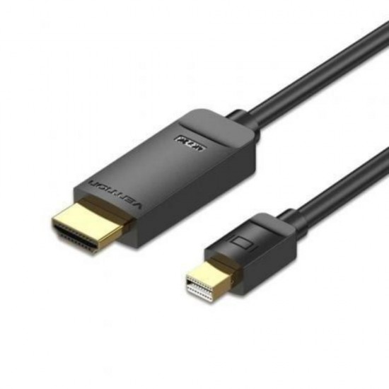 VENTION 4K Mini DisplayPort to HDMI Cable 3M Black (HAHBI) (VENHAHBI) VENTION 4K Mini DisplayPort to HDMI Cable 3M Black (HAHBI) (VENHAHBI)