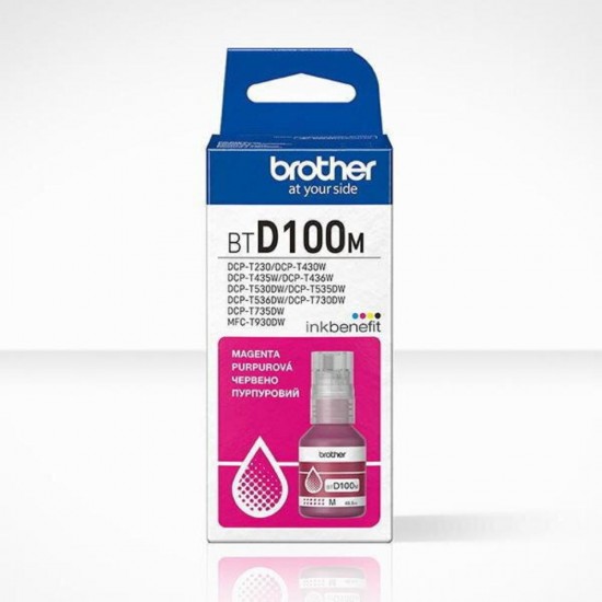 Brother Μελάνι Inkjet BT-D100Y Magenta (BTD100M) (BROBTD100M)