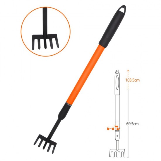 Shind Τηλεσκοπικη Τσουγκρανα Κηπου 69,5-103,5cm (SHI-94706) (SHI94706)