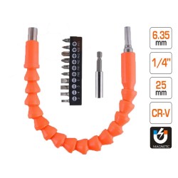 Shind Σετ Ευκαμπτη Προεκταση Με Μυτες & Ανταπτορα 25mm (SHI-94438) (SHI94438)