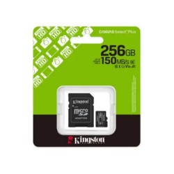 Kingston Micro SD 256GB Cl10 Canvas S.Plus SDCS3/256GB +Ad.SD (SDCS3/256GB) (KINSDCS3-256GB) Kingston Micro SD 256GB Cl10 Canvas S.Plus SDCS3/256GB +Ad.SD (SDCS3/256GB) (KINSDCS3-256GB)