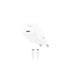 ttec SmartCharger GAN 30W PD Travel Fast Charger + USB-C - USB-C 60W Cable White (2SCG30CB) (TTEC2SCG30CB) ttec SmartCharger GAN 30W PD Travel Fast Charger + USB-C - USB-C 60W Cable White (2SCG30CB) (TTEC2SCG30CB)