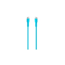 ttec Type-C to Type-C 60W Fast Charge Cable Neon Blue 120cm (2DK59NM) (TTEC2DK59NM) ttec Type-C to Type-C 60W Fast Charge Cable Neon Blue 120cm (2DK59NM) (TTEC2DK59NM)