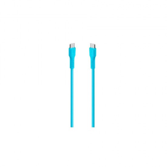 ttec Type-C to Type-C 60W Fast Charge Cable Neon Blue 120cm (2DK59NM) (TTEC2DK59NM)