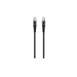 ttec AlumiCable Transparan Type-C to Type-C 60W Fast Charge Cable Black120cm (2DK58S) (TTEC2DK58S) ttec AlumiCable Transparan Type-C to Type-C 60W Fast Charge Cable Black120cm (2DK58S) (TTEC2DK58S)