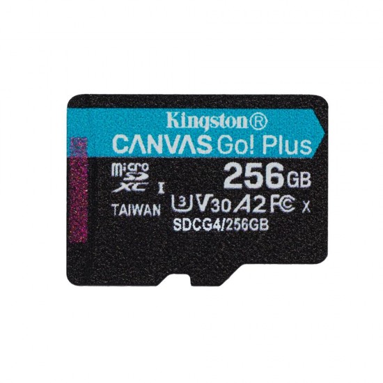 Kingston microSD 256GB CanvasGo+ 200MB/s A2 U3 V30 adapt (SDCG4/256GB) (KINSDCG4-256GB) Kingston microSD 256GB CanvasGo+ 200MB/s A2 U3 V30 adapt (SDCG4/256GB) (KINSDCG4-256GB)