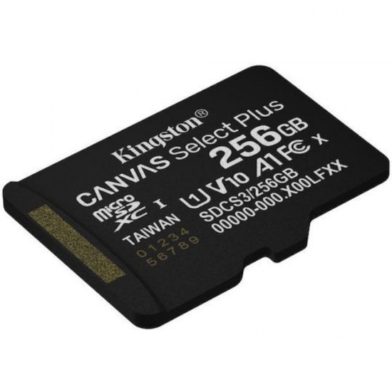 Kingston microSD 256GB Canvas Select+ G3 150MB/s (SDCS3/256GBSP) (KINSDCS3-256GBSP) Kingston microSD 256GB Canvas Select+ G3 150MB/s (SDCS3/256GBSP) (KINSDCS3-256GBSP)