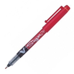 Pilot V-Sign Pen 0.6 Ballpoint Red (SW-VSPR) (PILSWVSPR) Pilot V-Sign Pen 0.6 Ballpoint Red (SW-VSPR) (PILSWVSPR)
