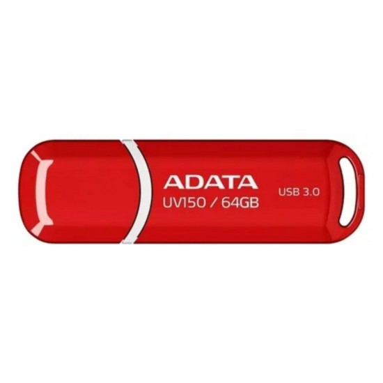 Adata 64GB DashDrive UV150 USB flash drive USB Type-A 3.2 Gen 1 (3.1 Gen 1) Red (AUV150-64G-RRD) (ADAAUV150-64G-RRD) Adata 64GB DashDrive UV150 USB flash drive USB Type-A 3.2 Gen 1 (3.1 Gen 1) Red (AUV150-64G-RRD) (ADAAUV150-64G-RRD)