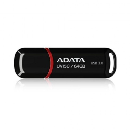 Adata 64GB DashDrive UV150 USB flash drive USB Type-A 3.2 Gen 1 (3.1 Gen 1) Black (AUV150-64G-RBK) (ADAAUV150-64G-RBK) Adata 64GB DashDrive UV150 USB flash drive USB Type-A 3.2 Gen 1 (3.1 Gen 1) Black (AUV150-64G-RBK) (ADAAUV150-64G-RBK)