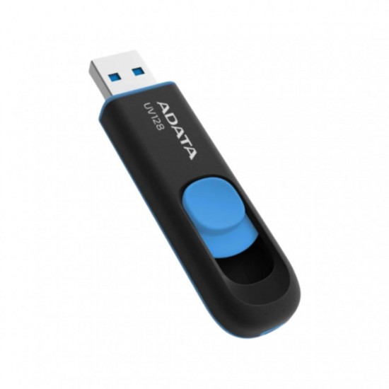 Adata UV128 32GB USB 3.0 Black - Blue (AUV128-32G-RBE) (ADAAUV128-32G-RBE) Adata UV128 32GB USB 3.0 Black - Blue (AUV128-32G-RBE) (ADAAUV128-32G-RBE)