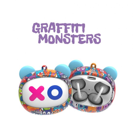 Kiddoboo GOAT Earbuds Grafity Monsters (KBG08PNK)